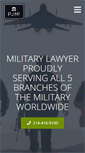 Mobile Screenshot of mclainmilitarylawyer.com